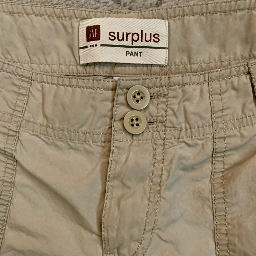Woman’s Tan Gap Surplus Wide Leg Pants